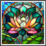 Lotus 5d Diy Diamond Painting Diamant Malerei Set FL9614