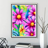 Blume 5d Diy Diamond Painting Diamant Malerei Set FL9647