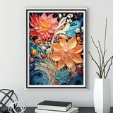 Blume 5d Diy Diamond Painting Diamant Malerei Set FL9668