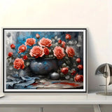 Blume 5d Diy Diamond Painting Diamant Malerei Set FL9716