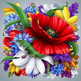 Blume 5d Diy Diamond Painting Diamant Malerei Set IT1070472970