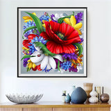 Blume 5d Diy Diamond Painting Diamant Malerei Set IT1070472970