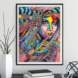Porträt 5d Diy Diamond Painting Diamant Malerei Set IT529062018