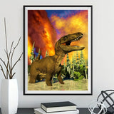Dinosaurier 5d Diy Diamond Painting Diamant Malerei Set IT843713038