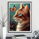 Katze 5d Diy Diamond Painting Diamant Malerei Set MJ1096