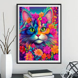 Katze 5d Diy Diamond Painting Diamant Malerei Set MJ1133