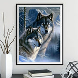 Wolf 5d Diy Diamond Painting Diamant Malerei Set MJ1432