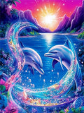 Delphin 5d Diy Diamond Painting Diamant Malerei Set MJ1758