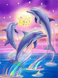 Delphin 5d Diy Diamond Painting Diamant Malerei Set MJ1761