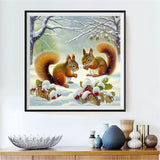 Eichhörnchen 5d Diy Diamond Painting Diamant Malerei Set MJ1860
