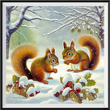 Eichhörnchen 5d Diy Diamond Painting Diamant Malerei Set MJ1860