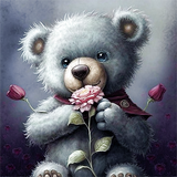 Bär 5d Diy Diamond Painting Diamant Malerei Set MJ2165
