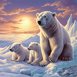 Bär 5d Diy Diamond Painting Diamant Malerei Set MJ2172