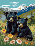 Bär 5d Diy Diamond Painting Diamant Malerei Set MJ2206