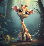 Giraffe 5d Diy Diamond Painting Diamant Malerei Set MJ2210