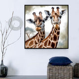 Giraffe 5d Diy Diamond Painting Diamant Malerei Set MJ2211