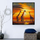 Giraffe 5d Diy Diamond Painting Diamant Malerei Set MJ2217
