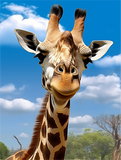 Giraffe 5d Diy Diamond Painting Diamant Malerei Set MJ2228