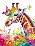 Giraffe 5d Diy Diamond Painting Diamant Malerei Set MJ2246