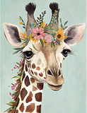 Giraffe 5d Diy Diamond Painting Diamant Malerei Set MJ2252