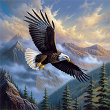 Adler 5d Diy Diamond Painting Diamant Malerei Set MJ2266