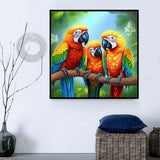 Papagei 5d Diy Diamond Painting Diamant Malerei Set MJ2310