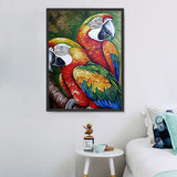 Papagei 5d Diy Diamond Painting Diamant Malerei Set MJ2327