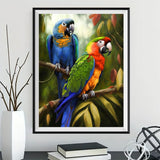 Papagei 5d Diy Diamond Painting Diamant Malerei Set MJ2328