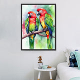 Papagei 5d Diy Diamond Painting Diamant Malerei Set MJ2332