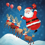 Weihnachten 5d Diy Diamond Painting Diamant Malerei Set MJ2388