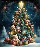 Weihnachten 5d Diy Diamond Painting Diamant Malerei Set MJ2396