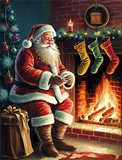 Weihnachten 5d Diy Diamond Painting Diamant Malerei Set MJ2410