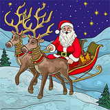 Weihnachten 5d Diy Diamond Painting Diamant Malerei Set MJ2424