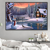 Weihnachten 5d Diy Diamond Painting Diamant Malerei Set MJ2431