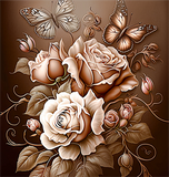 Blume 5d Diy Diamond Painting Diamant Malerei Set MJ2464
