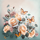 Blume 5d Diy Diamond Painting Diamant Malerei Set MJ2469