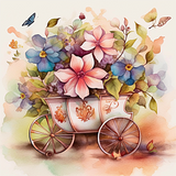 Blume 5d Diy Diamond Painting Diamant Malerei Set MJ2491