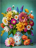 Blume 5d Diy Diamond Painting Diamant Malerei Set MJ2499