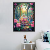 Blume 5d Diy Diamond Painting Diamant Malerei Set MJ2506