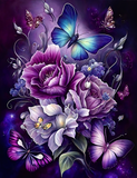 Blume 5d Diy Diamond Painting Diamant Malerei Set MJ2520