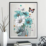 Blume 5d Diy Diamond Painting Diamant Malerei Set MJ2542