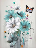 Blume 5d Diy Diamond Painting Diamant Malerei Set MJ2542