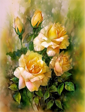Blume 5d Diy Diamond Painting Diamant Malerei Set MJ2546