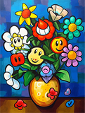 Blume 5d Diy Diamond Painting Diamant Malerei Set MJ2547