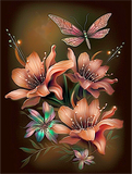 Blume 5d Diy Diamond Painting Diamant Malerei Set MJ2558
