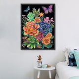 Blume 5d Diy Diamond Painting Diamant Malerei Set MJ2559