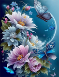 Blume 5d Diy Diamond Painting Diamant Malerei Set MJ2564