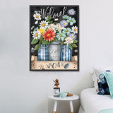 Blume 5d Diy Diamond Painting Diamant Malerei Set MJ2588