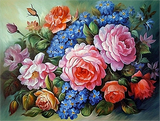 Blume 5d Diy Diamond Painting Diamant Malerei Set MJ2615