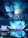 Lotus 5d Diy Diamond Painting Diamant Malerei Set MJ2639